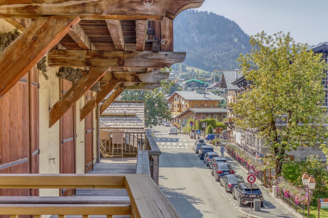 Rare ! Appartement Renove Dans Le Village Pieton De Megève Exterior foto