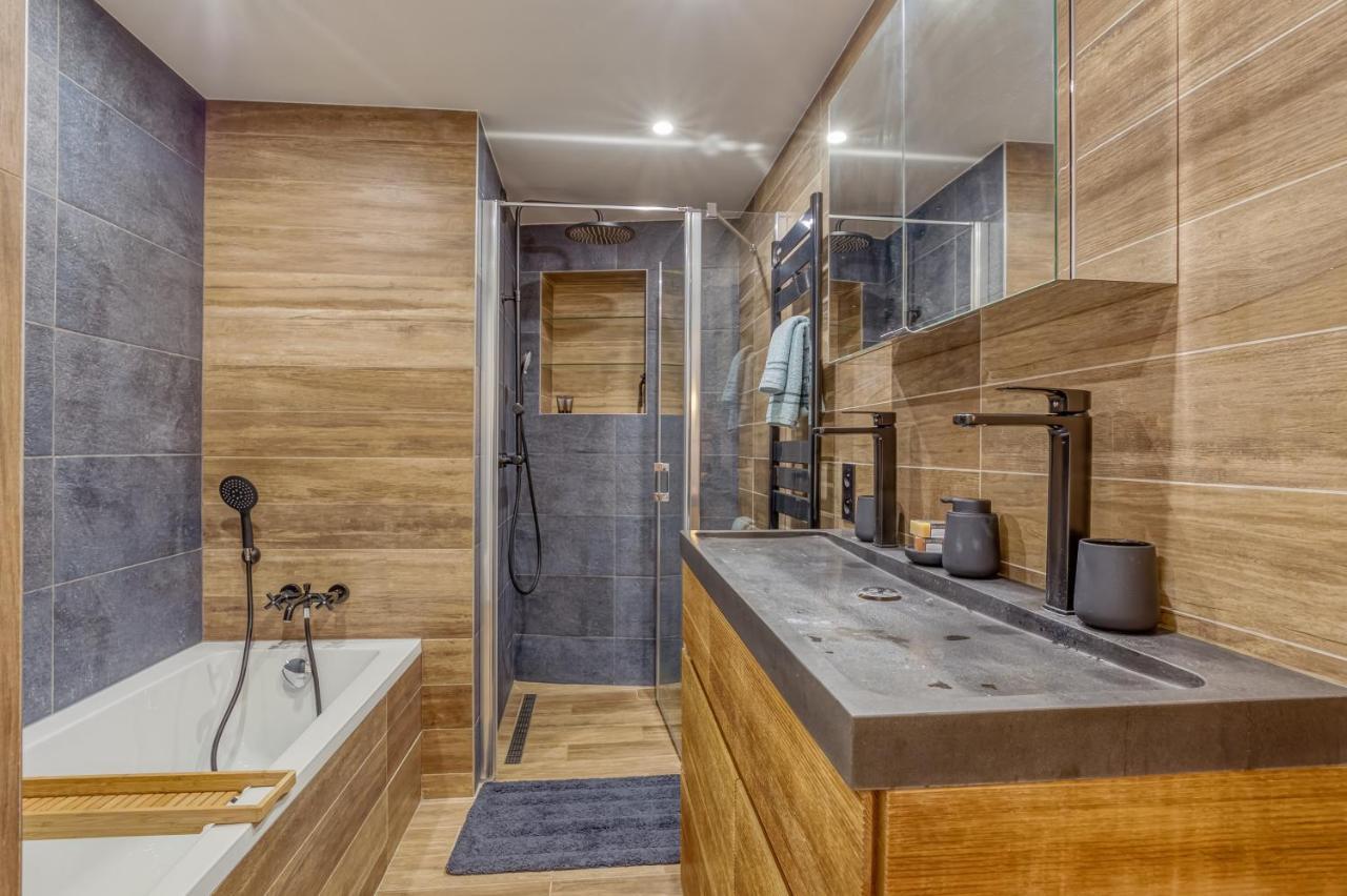 Rare ! Appartement Renove Dans Le Village Pieton De Megève Exterior foto